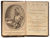 Poems on Various Subjects, Religious and Moral by Phillis Wheatley (1773)