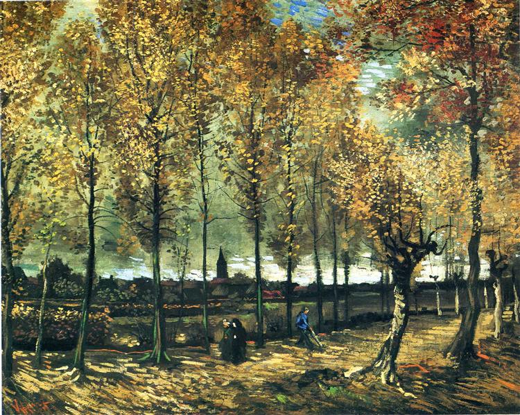 Lane with Poplars Near Nuenen