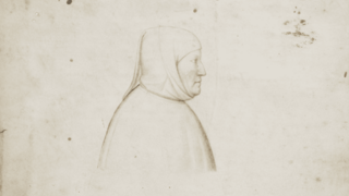 Portrait by Altichiero da Verona of Francesco Petrarch